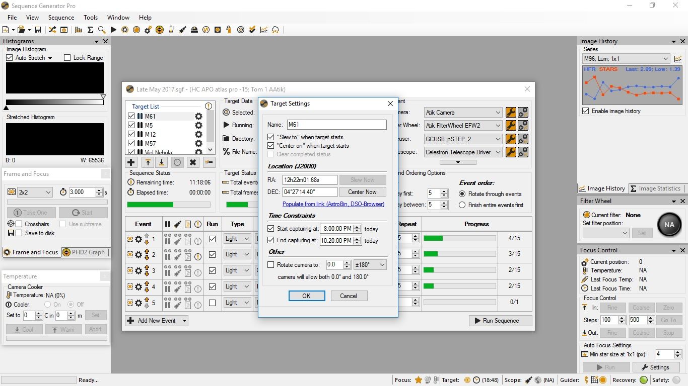 Automated Changing of Sequences Sequence Generator Main Sequence Software